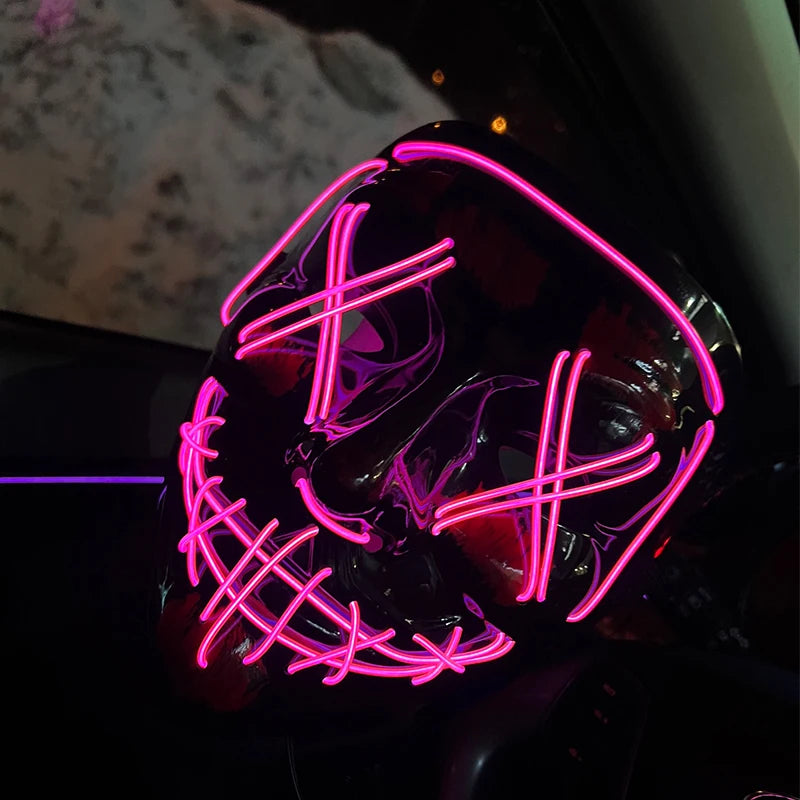 Neon Light-Up Mask