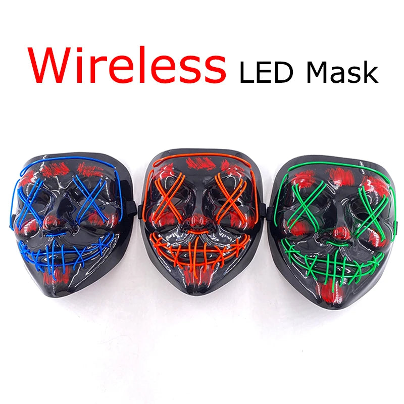Neon Light-Up Mask