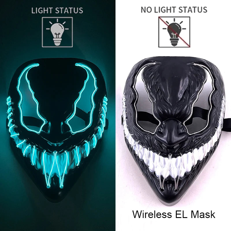 Neon Light-Up Mask