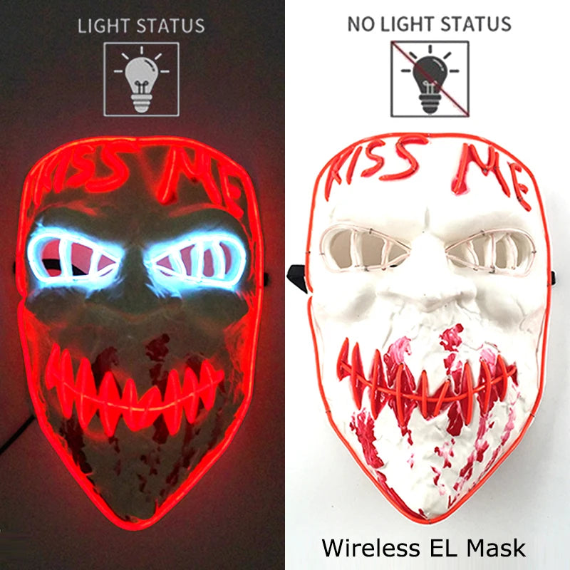 Neon Light-Up Mask