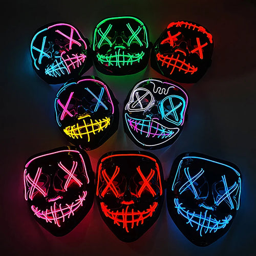 Neon Light-Up Mask